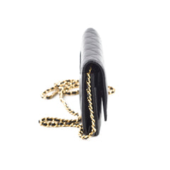 Chanel Wallet On Chain WOC Caviar Black (22 Series)