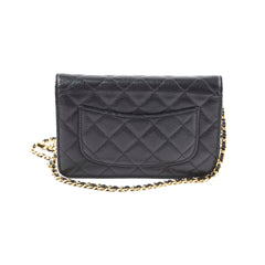 Chanel Wallet On Chain WOC Caviar Black (22 Series)