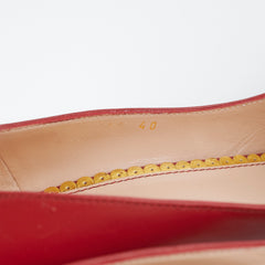 Gucci Red Bee Heels Size 40