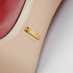 Gucci Red Bee Heels Size 40