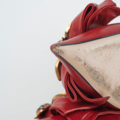 Gucci Red Bee Heels Size 40