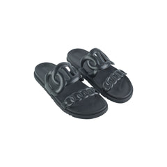 Hermes Extra Sandals Black Size 41
