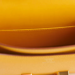 Hermes Mini 18 GHW Constance Jaune C Stamp 2018
