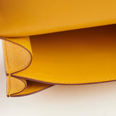 Hermes Mini 18 GHW Constance Jaune C Stamp 2018