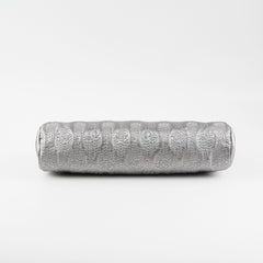 ITEM 27 - Chanel Metallic Grey Clutch