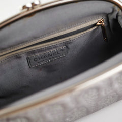 ITEM 27 - Chanel Metallic Grey Clutch