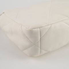 Chanel 19 Small White Microchip