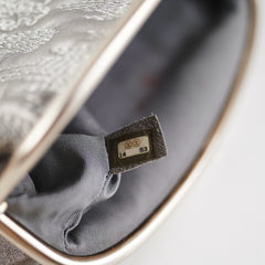 ITEM 27 - Chanel Metallic Grey Clutch