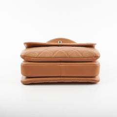 Chanel Trendy CC Caramel Quilted Shoulder Bag (Old Version)