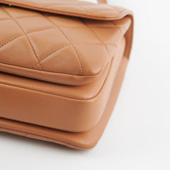 Chanel Trendy CC Caramel Quilted Shoulder Bag (Old Version)