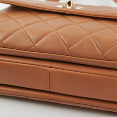 Chanel Trendy CC Caramel Quilted Shoulder Bag (Old Version)