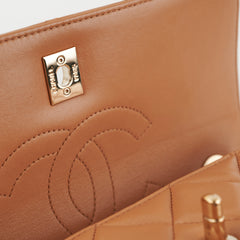 Chanel Trendy CC Caramel Quilted Shoulder Bag (Old Version)