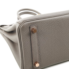 Hermes Birkin 25 Togo Etain - Z Stamp