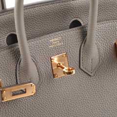 Hermes Birkin 25 Togo Etain - Z Stamp