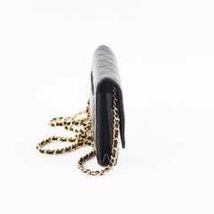 Chanel Wallet On Chain WOC Caviar Black Crossbody Bag