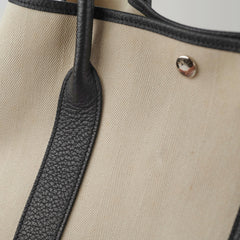 Hermes Garden Party 36 Cream Canvas Tote