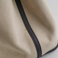 Hermes Garden Party 36 Cream Canvas Tote