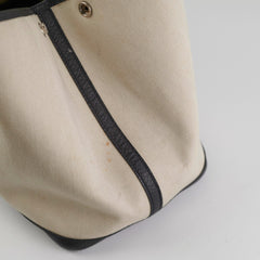 Hermes Garden Party 36 Cream Canvas Tote
