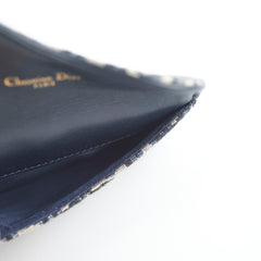 Christian Dior Trotter Saddle Oblique Zipper Card Holder