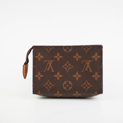 Louis Vuitton Monogram Pochette Toiletry 15 Pouch