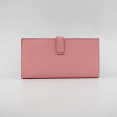 Hermes Bearn Wallet Rose Confetti Square Q Stamp