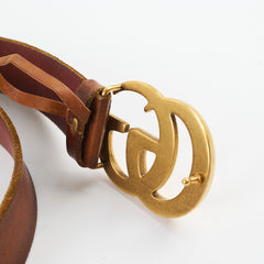 Gucci Marmont Wide Brown Belt Size 85cm Width 4cm