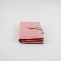 Hermes Bearn Wallet Rose Confetti Square Q Stamp