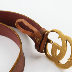 Gucci Marmont Wide Brown Belt Size 85cm Width 4cm