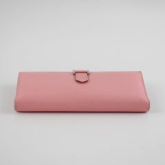 Hermes Bearn Wallet Rose Confetti Square Q Stamp