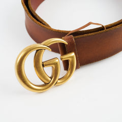 Gucci Marmont Wide Brown Belt Size 85cm Width 4cm