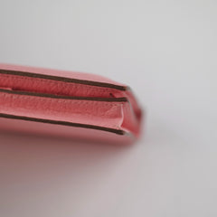 Hermes Bearn Wallet Rose Confetti Square Q Stamp