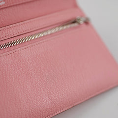 Hermes Bearn Wallet Rose Confetti Square Q Stamp