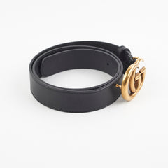 Gucci Marmont GG Belt Black 75cm