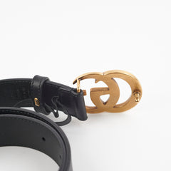 Gucci Marmont GG Belt Black 75cm