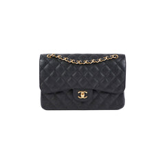 Chanel Classic Jumbo Caviar Black
