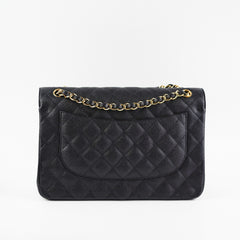 Chanel Classic Jumbo Caviar Black