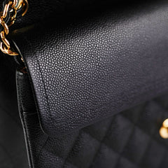 Chanel Classic Jumbo Caviar Black