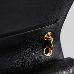 Chanel Classic Jumbo Caviar Black