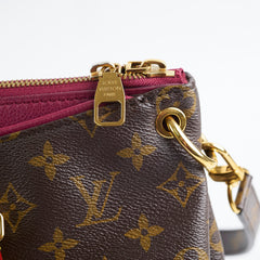Louis Vuitton Pallas MM Monogram / Burgundy
