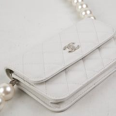 Chanel Pearl Crossbody Bag White 31 Series