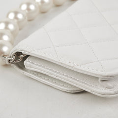 Chanel Pearl Crossbody Bag White 31 Series