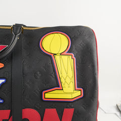 Louis Vuitton x NBA Keepall 55 Bandouliere Embossed Leather Black/Red