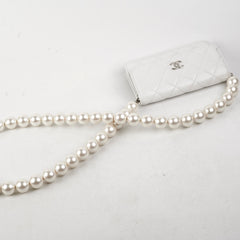 Chanel Pearl Crossbody Bag White 31 Series