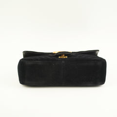 Gucci Small Black Velvet GG Marmont