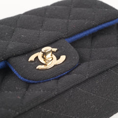 Chanel Mini Rectangle Jersey Fabric Black (28 series)
