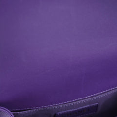 Chanel 19k Small Boy Quilted Purple Crossbody Bag