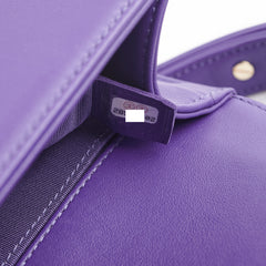 Chanel 19k Small Boy Quilted Purple Crossbody Bag
