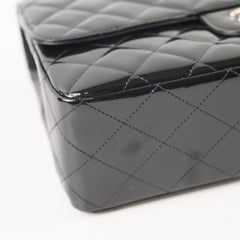 Chanel Jumbo Classic Single Flap Patent Black