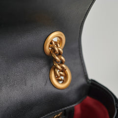 Gucci Small Black Velvet GG Marmont
