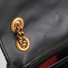 Gucci Small Black Velvet GG Marmont